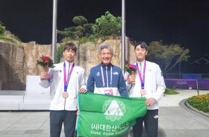 '2022 항저우 아시안게임' 스포츠클라이밍 스피드 릴레이 대한민국 남·녀 대표팀 동메달 획득!